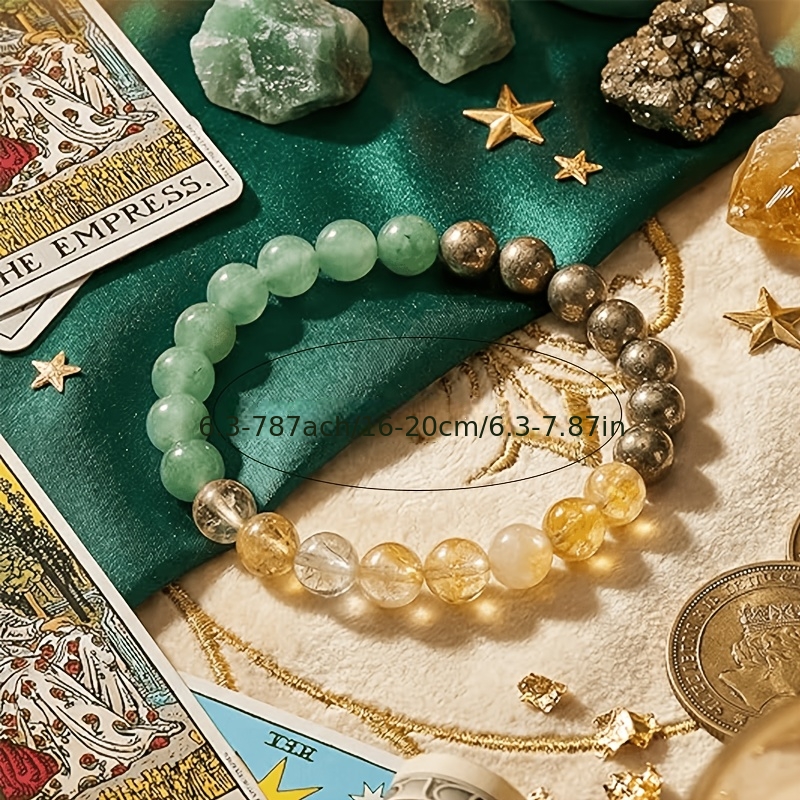 Natural Multicolor Aventurine Bracelet, Exquisite Craftsmanship